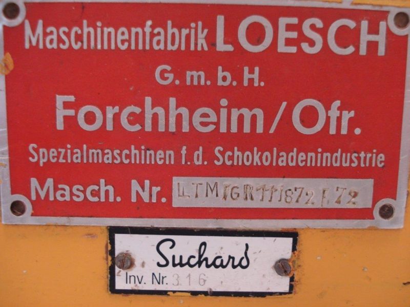 Automat pakujący do tabliczek czekolady Loesch LTM-GR