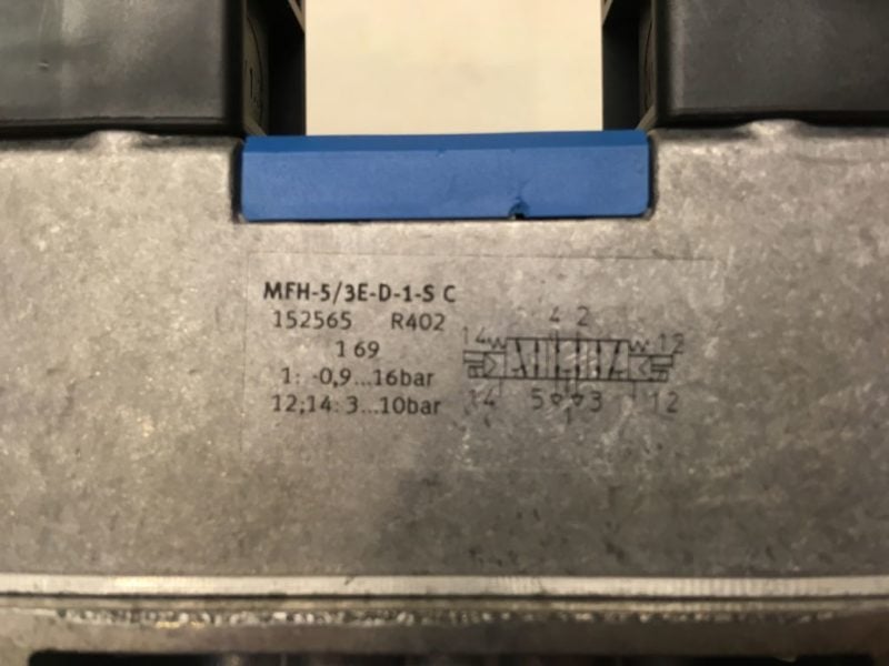 Elektrozawór FESTO MFH-5/3E-D-1-S C (152565)   Płyta VDMA 24345-A-1