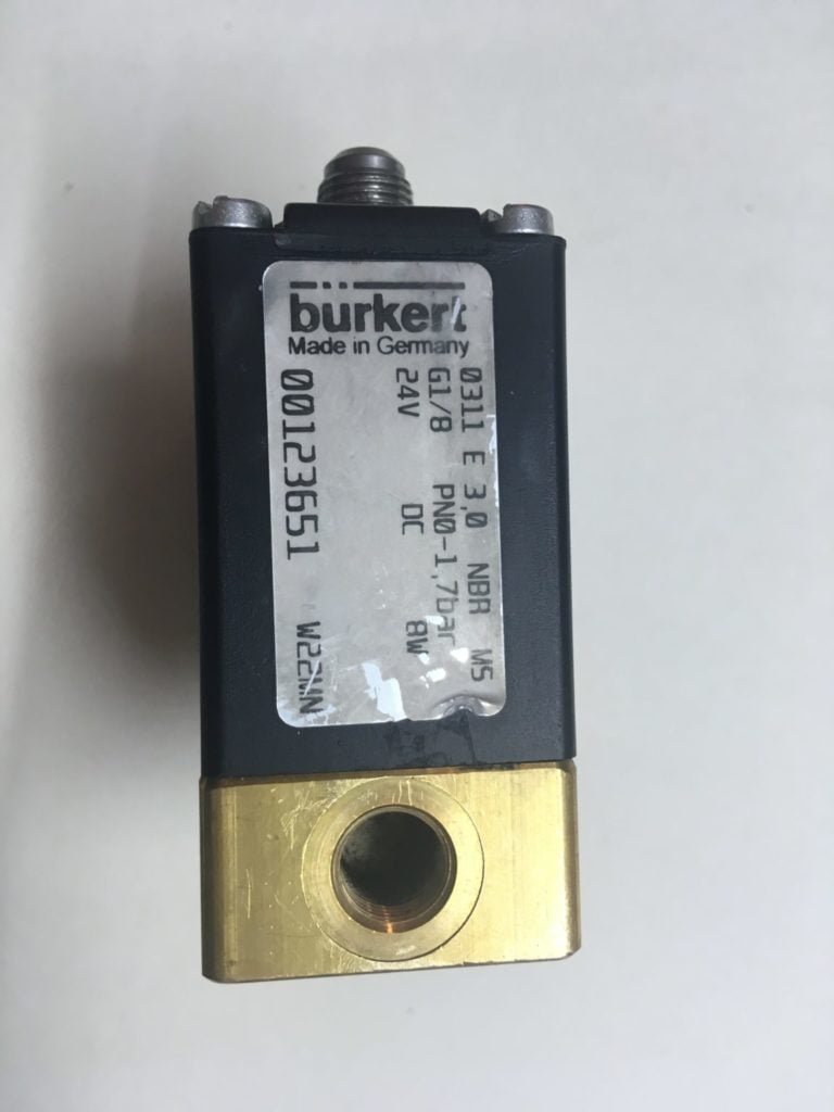 Elektrozawór BURKERT 00123651 (0311 E 3,0 NBR MS)