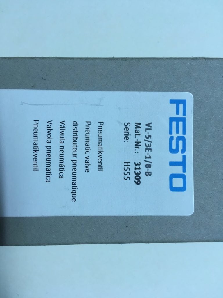 Elektrozawór FESTO VL-5/3E-1/8-B (31309)